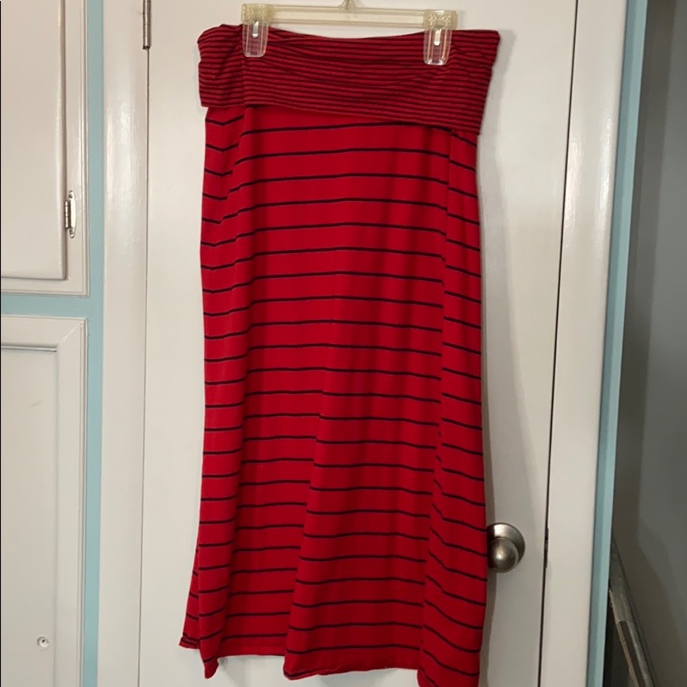 Old Navy Striped Maxi-Skirt- L